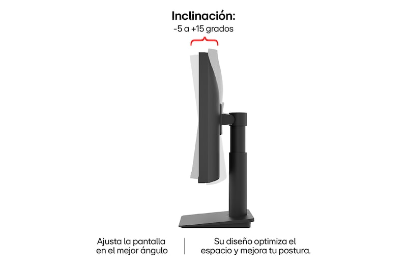 Ajustes de pantalla Monitor IPS Full HD de 24 pulgadas